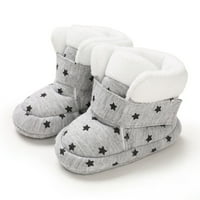 Leey-World Toddler cipele za djecu dječake dječake i djevojke pamučne cipele visoke vrhunske vune tople