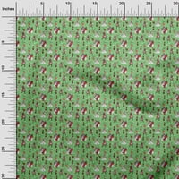 Onuone pamuk poplin Twill zelena tkanina božićna tkanina za šivanje tiskane plovne tkanine sa dvorištem široko - FS