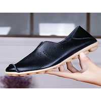 Ymiytan žene stanovi ravni loafer klizanje na natikačima rade lagane prozračne okrugle cipele za plijene