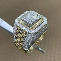Poslovni muškarci Modni nakit dečko poklon prsten za vjenčani prsten veličine 6-13, jedna veličina