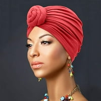 Puuawkoer ženska velika elastična čvrsta udobnost ravnog šešira jednobojna modna pletena kapu za žene
