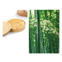 Bambusovi podmetači Toplinski izolirani tabeli Placemats Gradijent ručno rađeni bambus Creative Creative