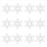 Roliyen-Božićni ukrasi- -Snowflake-Clear-Clean-Akril-rhinestone-smrznuto-za-Xmas-Tree-privjesak-diy-dekorativni-Craft-Scrapbooking-Decor