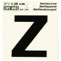 HY-KO RV-25 Z Vinyl samoljepljivi reflektiraju sa slovom Z, 2
