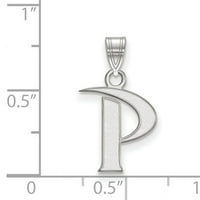 Pepperdine University Waves School Pismo logo Privjesak u Sterling Silver 13x