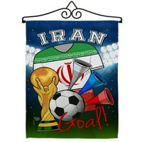 Svjetski kup Iranska fudbalska bašta zastava 018. Dvostrano dvorište baner