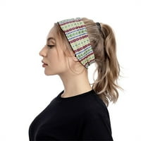 Boho trake za glavu Cvjetni ispisani kosu elastični turban glava zamotavanje Tkanina od pamučne glave