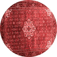 Ahgly Company u zatvorenom okruglom perzijskim crvenim tradicionalnim prostirkama, 8 '
