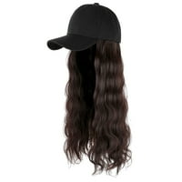 Visoor za žene za bejzbol kapu kose val kosa kovrčava frizura podesiva petika sa malim kosom B + jedna