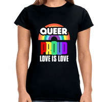 Ponosna LGBT košulja Ljubavna je ljubav majica za ljudska prava gay pride za žene
