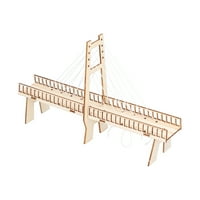 Model drvenog mosta, precizan pogodan praktični DIY most za drvo za opću svrhu za profesionalnu upotrebu