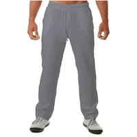 Duks Men Lease Casual Sports Joggers Pantalone za čišćenje Muške labave elastične struke vučne hlače