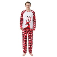 Muškarci Porodica Božićne pidžame postavlja klirence roditelj-dijete topli božićni set Štampano kućno