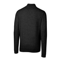 Muški rezač i Buck Crna Virginia Tech Hokies Lakemont Tri-Blend Big & Vill Quarter-Zip pulover džemper