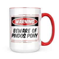 Neonblond Pazite na Pindos Pony, poklon konja za ljubitelje čaja za kavu