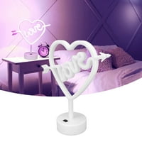 Neonska lampica, LED baterija Radne površine Neon lagana noćna svjetlost za zabavu za poklon za vjenčanje