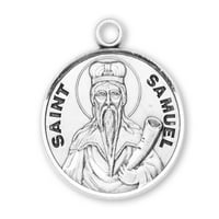 St. Samuel Sterling srebrna ogrlica za medalju