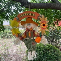 Votuleazi Halloween Decor Frašlica lutka viseći ukras za ukrašavanje bundeve venac