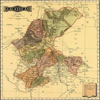 Zacatecas Vintage Maps