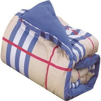 6-komadni elegantni plairani krevet-u-a-torba komplet sa listovima i jastucima, blizancima