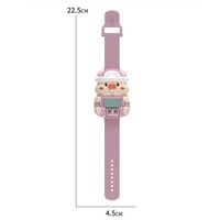 Wirlsweal Crtani sat Podesivi remen za ručni zglob Obojena LCD ekrana Toddler Slatka piggy oblik elektronički