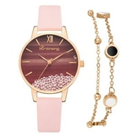 Bravura elegantni minimalistički način sa kaišnim ženskim kvarcnim sat poklon gledati satove za žene