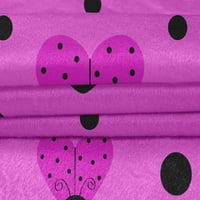 Onuone Velvet Fuschia Pink Fabric Kawai Šivaći materijal za ispis tkanine sa dvorištem širom