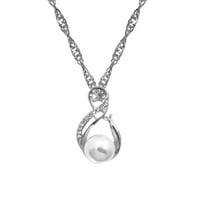 Minđuše Viadha za žene Ženski nakit Dijamantna privjesak Ogrlica na naušnica Privjesak za rođendan poklon