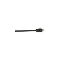 Crna bo Cat vrijednost za patch kabel, nasukan, crni, 15-ft. , 25-pakovanje