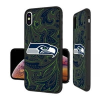 Seattle Seahawks iPhone Paisley Design Bump Case