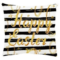 Virmaxy Easter Day Popust Rabbit Uskrsni dan Jastuk na kauč na razvlačenje Custun Cust Cover Custom Home Decorate