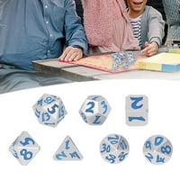 Metalni kockica, čvrste izdržljive poliedralne kockice za igre na ploči