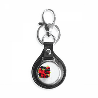 Umjereno crveno plodovi Slika fotografija Ključ za ključeve lančanog prstena za prsten za ruke