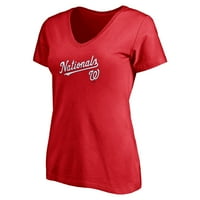 Ženska fanatika brendirana crveno Heather Sivi Rišišni nacionalni timu V-izrez majica Combo Set