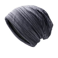 PXiakgy kape za žene muške i ženske tople šešire lagani utočani puni boja pleteni kape za jesen i zimsku