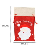 Linyer božićne vreće i poklonske torbe za posteljinu snjegović santa božićna torba poklon torba za božićnu