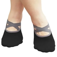 Dmagnates Dame Fashion Halter Cross remen Yoga čarape Neklizne čarape Prikladne za pilates čiste baletne