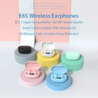 Suzicca e6s bluetooth5. Slušalice, bežične ušice, 6d HiFi Stero zvuk IP vodootporne uši ušima, ušima