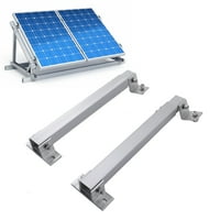Stalak za ugradnju solarnog panela, čvrst 15 ° do 30 ° Podešavanje držača za montažu solarne ploče Anodizirani