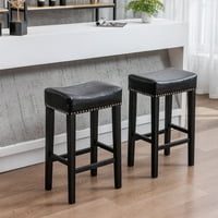 Cosotower Counter Visina 29 Barske stolice za kuhinjske šarene bez leđa Fau kožne stolice za stolice