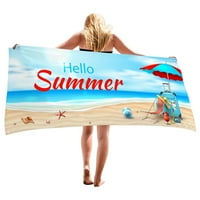 Peškir na plaži Suncoda Microfiber Super Lagana šarena ručnik za kupanje otporna na plažu višenamjenski