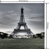 Poliester Eiffel Tower 5x7ft Indoor Studio Fotografija pozadina pozadina
