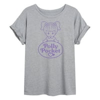 Polly džep - Logo i lutka - Juniori idealna Flowy mišićna majica