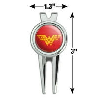 Wonder Women Wonder Woman Ikone Logo Golf Divot Popravak alata i marker lopte