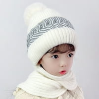 Miayilima Traper Hat Winter Hat Hood šal pletena kape koif zimski klinac topli pleteni kape