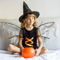 Krakore za Halloween Zatvoreni na otvorenom, Halloween Sparkly Angel asistent sa elastičnim naramenicama