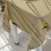 Onhuon Cover Home Decor 3D Rezervni pravokutni cvijet Primevalni stol stol platna Team Kućni tekstil