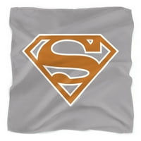 Superman izgorio narandžasti i bijeli štit bandana