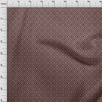 Onuone viskoze šifon maroon tkaninski geometrijski zanat projekti Dekor tkanina tiska na dvorištu širokog-bu