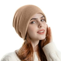 Takeoutsome Winter zadebljani pleteni kapu za gomilu toplo zatočene šešir divlji šešir žena velika glava,